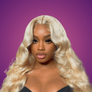 4x4 Closure 613 Blonde Body Wave Wig
