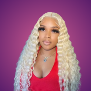 613 Blonde13x4 Frontal Deep Wave Wig