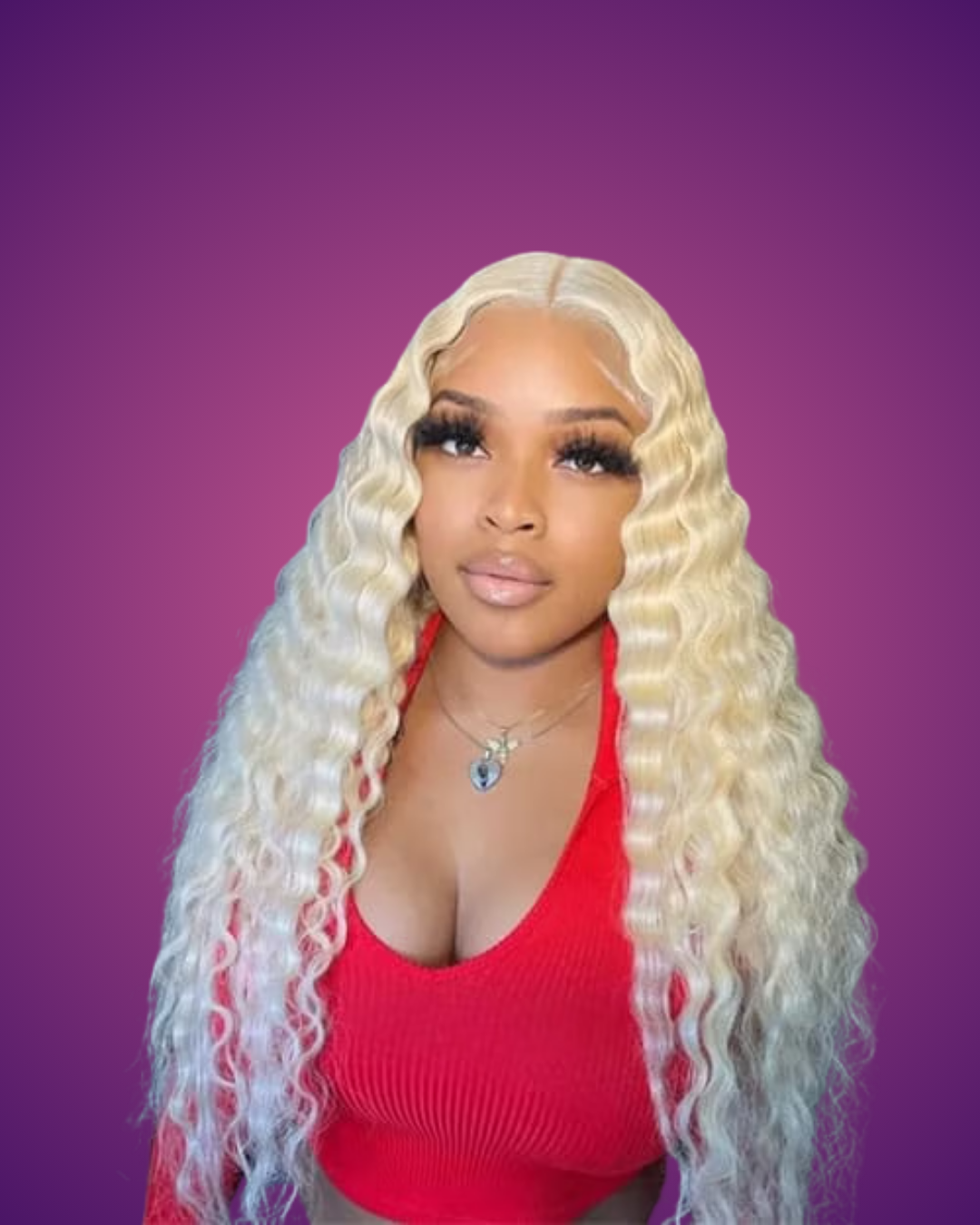 613 Blonde13x4 Frontal Deep Wave Wig