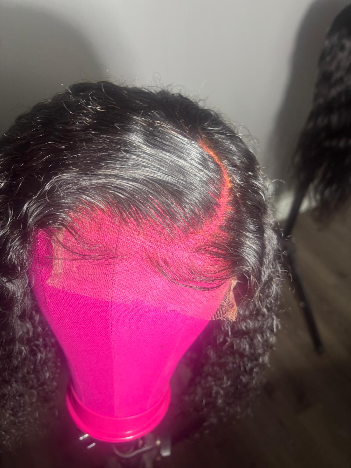 4x4 Closure Deep Wave Wig - Image 2