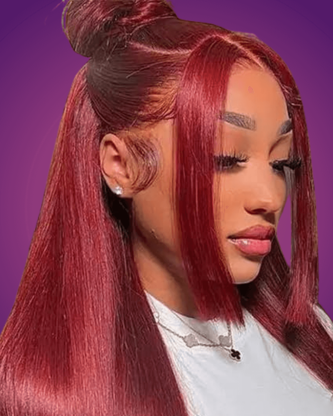 Color Customized Full Lace Straight Wig