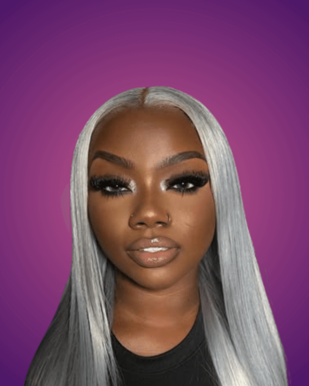 Color Customized 13x4 Frontal Straight Wig - Image 2