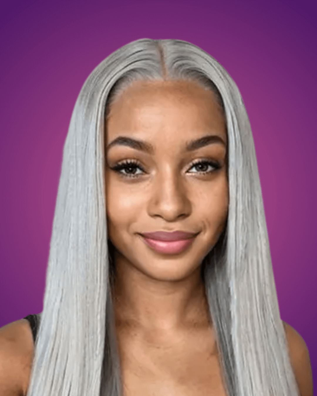 Color Customized 4x4 Closure Straight Hair Wig - Image 3