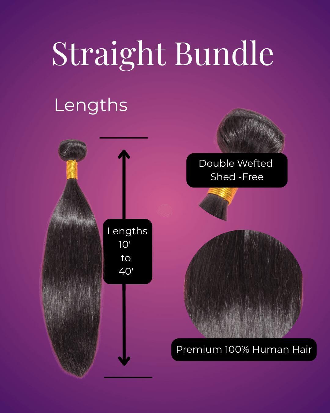Straight Bundles (Sold Individually) - Image 2
