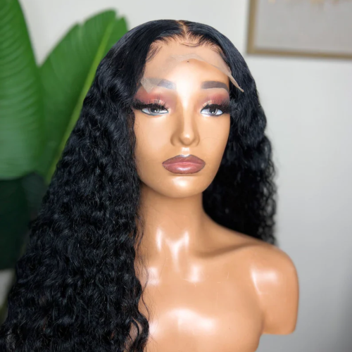 front lace deep wave wig